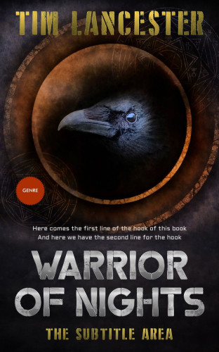 3D mockup of Cocoa Brown #3947 - Premade Horror Book Cover