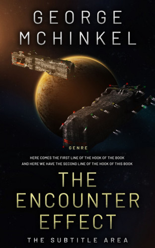 3D mockup of Cod Gray #4105 - Premade Science Fiction Book Cover