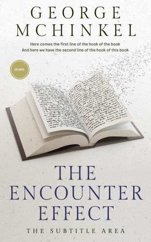 3D mockup of Westar #4128 - Premade Abstract Book Cover