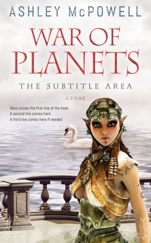 3D mockup of Ebb #4270 - Premade Science Fiction Book Cover