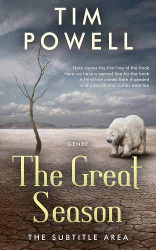 3D mockup of Flint #4323 - Premade Travel Book Cover