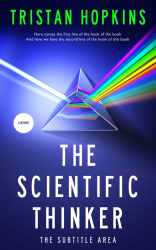 3D mockup of Bunting #4404 - Premade Science & Nature Book Cover