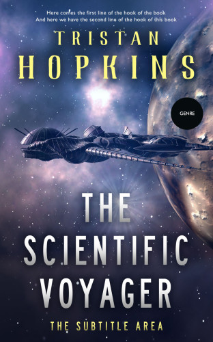 3D mockup of Fiord #4411 - Premade Science Fiction Book Cover