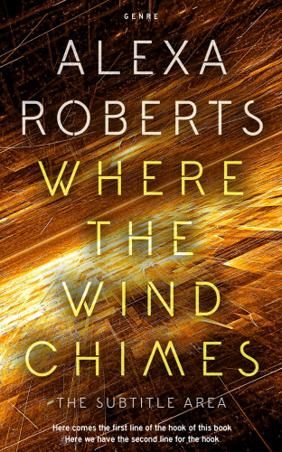 3D mockup of Bronze #4440 - Premade Science Fiction Book Cover