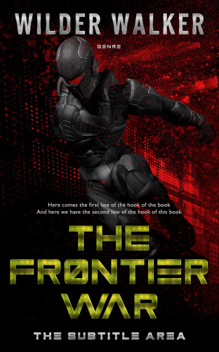 3D mockup of Night Rider #4456 - Premade Science Fiction Book Cover