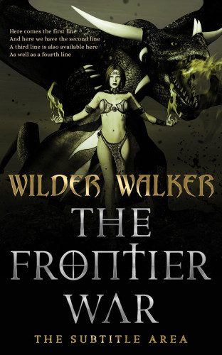 3D mockup of Rangoon Green #4466 - Premade Fantasy Book Cover