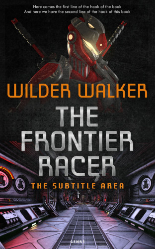 3D mockup of Cod Gray #4497 - Premade Science Fiction Book Cover