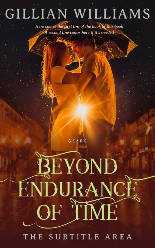 3D mockup of Cedar #4522 - Premade Romance Book Cover