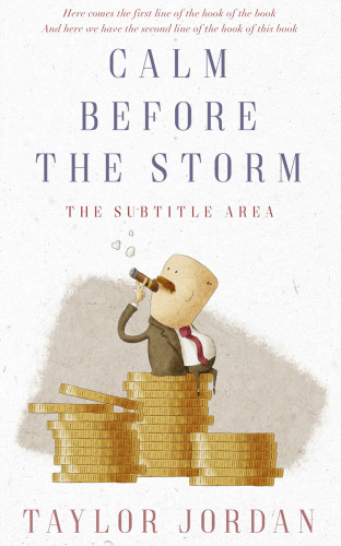 3D mockup of Driftwood #4556 - Premade Business Book Cover