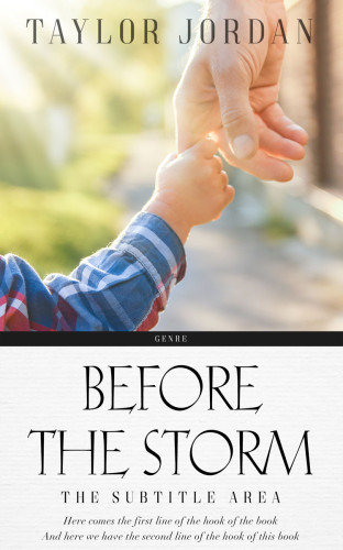 3D mockup of Satin Linen #4566 - Premade Family & Parenting Book Cover