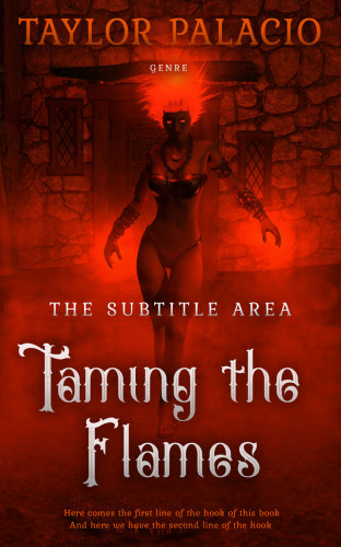 3D mockup of Red Oxide #4611 - Premade Fantasy Book Cover