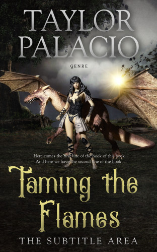 3D mockup of Bison Hide #4616 - Premade Fantasy Book Cover