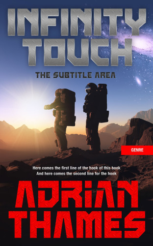 3D mockup of Charade #4717 - Premade Science Fiction Book Cover