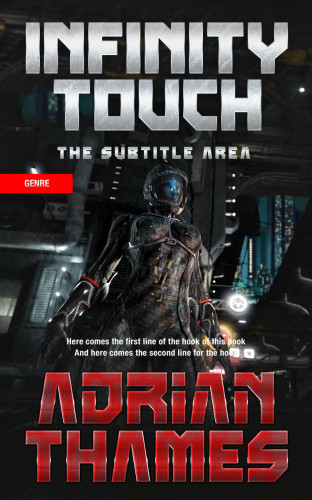 3D mockup of Old Rose #4719 - Premade Science Fiction Book Cover