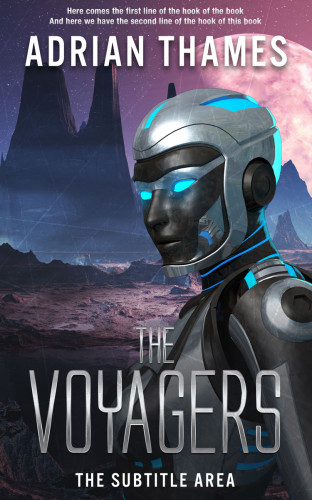 3D mockup of Tuna #4722 - Premade Science Fiction Book Cover