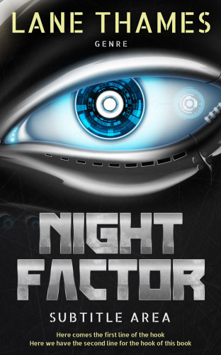 3D mockup of Pumice #4732 - Premade Science Fiction Book Cover