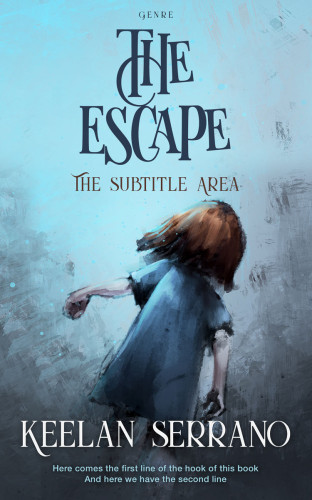 3D mockup of Half Baked #4861 - Premade Surreal Book Cover