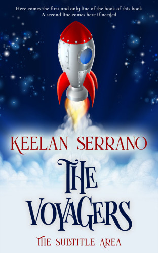 3D mockup of Geyser #4869 - Premade Science Fiction Book Cover