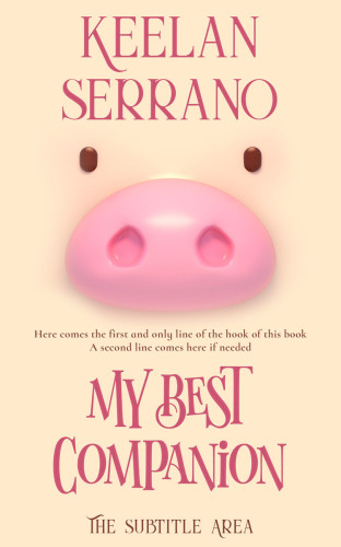 3D mockup of Champagne #4872 - Premade Romance Book Cover