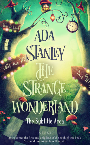 3D mockup of Pickled Bluewood #4879 - Premade Surreal Book Cover