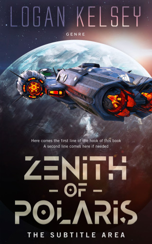 3D mockup of Thunder #4957 - Premade Science Fiction Book Cover