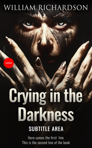 3D mockup of Vanilla #5165 - Premade Horror Book Cover