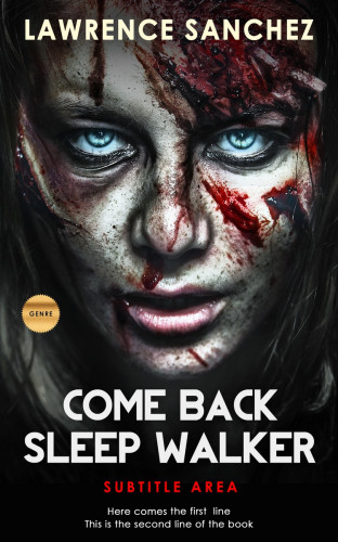 3D mockup of Swirl #5176 - Premade Apocalyptica Book Cover