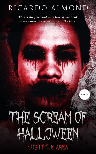 3D mockup of Puce #5226 - Premade Horror Book Cover