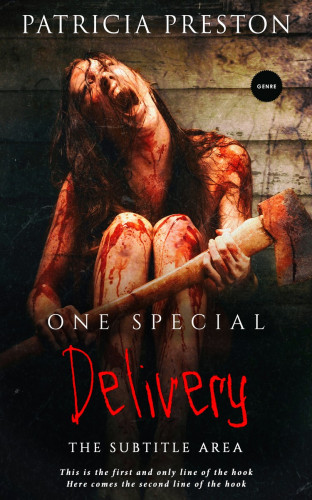 3D mockup of Antique Brass #5276 - Premade Horror Book Cover