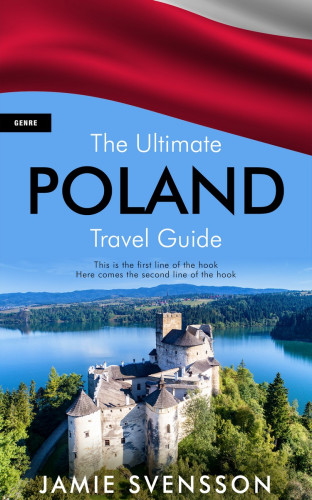 3D mockup of Havelock Blue #5389 - Premade Travel Book Cover