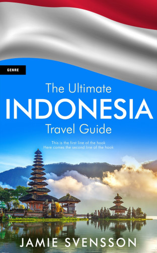 3D mockup of Curious Blue #5420 - Premade Travel Book Cover