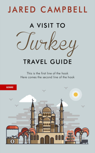 3D mockup of Tiara #5446 - Premade Travel Book Cover