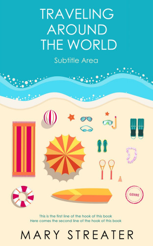 3D mockup of Java #5505 - Premade Travel Book Cover