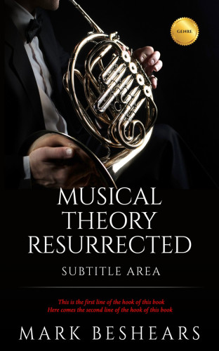 3D mockup of Cod Gray #5515 - Premade Music Book Cover