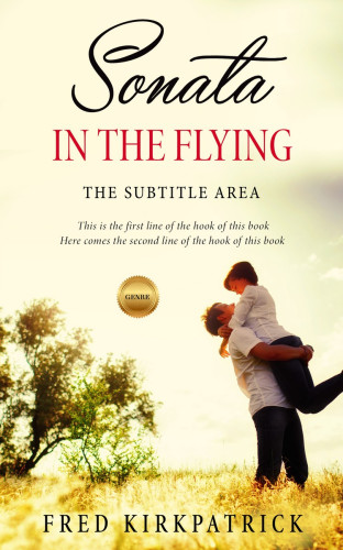 3D mockup of Citrine White #5635 - Premade Romance Book Cover