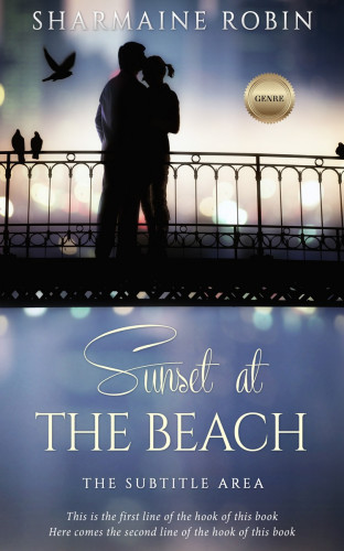 3D mockup of Comet #5691 - Premade Romance Book Cover