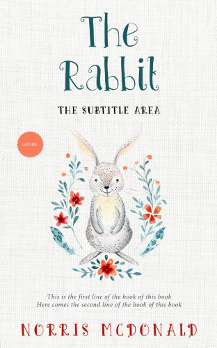 3D mockup of Cararra #5738 - Premade Nature Book Cover