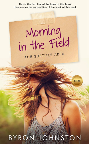 3D mockup of Gold Sand #5885 - Premade Romance Book Cover