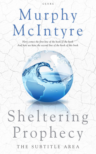 3D mockup of Steel Blue #6116 - Premade Science & Nature Book Cover