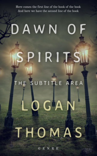 3D mockup of Lunar Green #6176 - Premade Mystery & Thriller & Suspense Book Cover