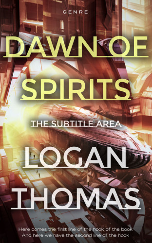 3D mockup of Saddle #6211 - Premade Science Fiction Book Cover