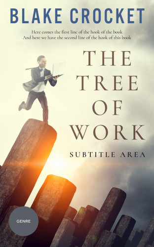 3D mockup of Thunder #6341 - Premade Business Book Cover