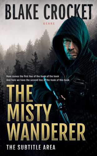 3D mockup of Woodsmoke #6461 - Premade Mystery & Thriller & Suspense Book Cover