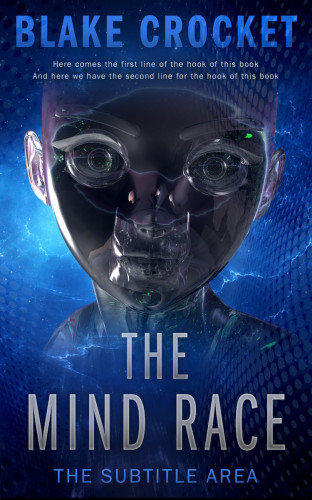 3D mockup of Bunting #6463 - Premade Science Fiction Book Cover