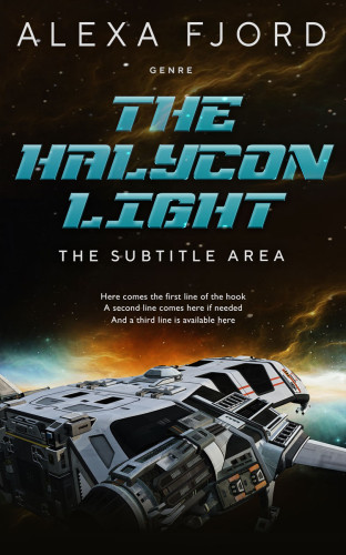 3D mockup of Eternity #6474 - Premade Science Fiction Book Cover