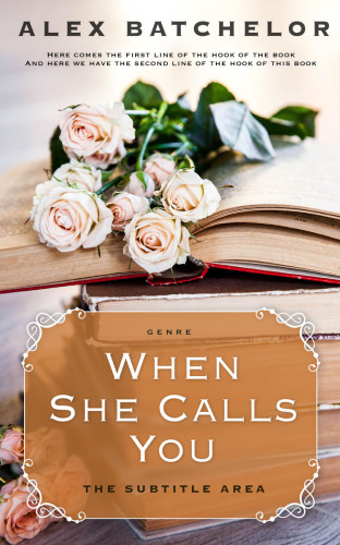 3D mockup of Wafer #6528 - Premade Romance Book Cover