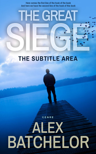 3D mockup of Periwinkle Gray #6571 - Premade Mystery & Thriller & Suspense Book Cover