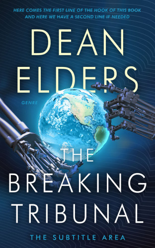 3D mockup of Big Stone #6650 - Premade Science Fiction Book Cover