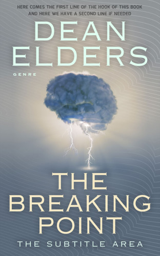 3D mockup of Oslo Gray #6655 - Premade Abstract Book Cover