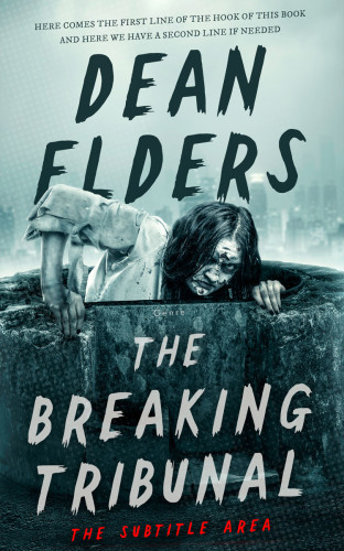 3D mockup of Gable Green #6672 - Premade Horror Book Cover